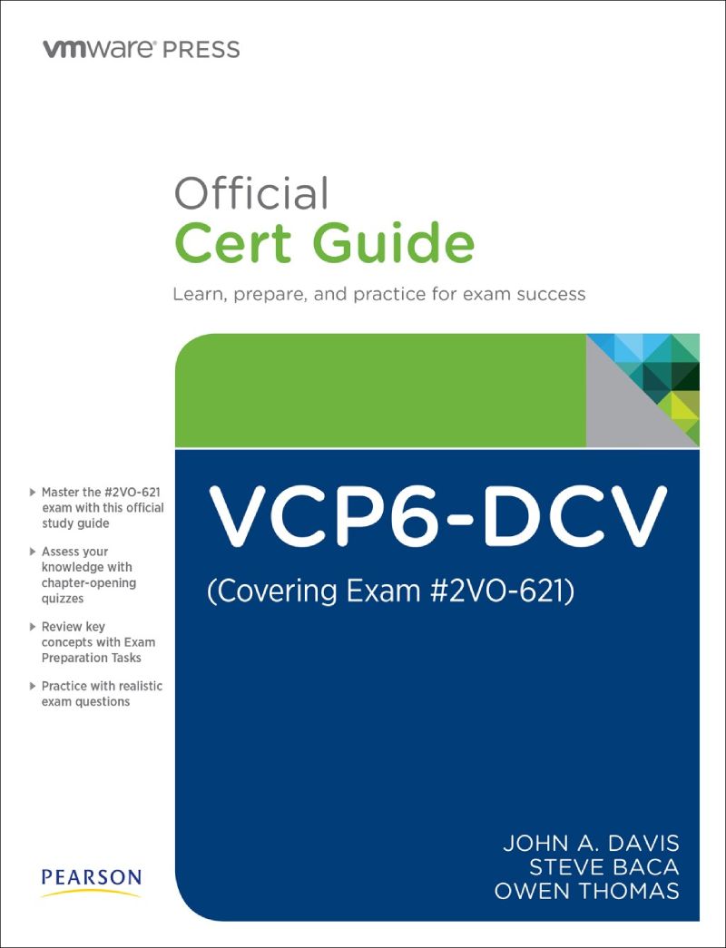 دانلود کتاب VCP6-DCV Official Cert Guide (Exam #2V0-621), 3rd Edition