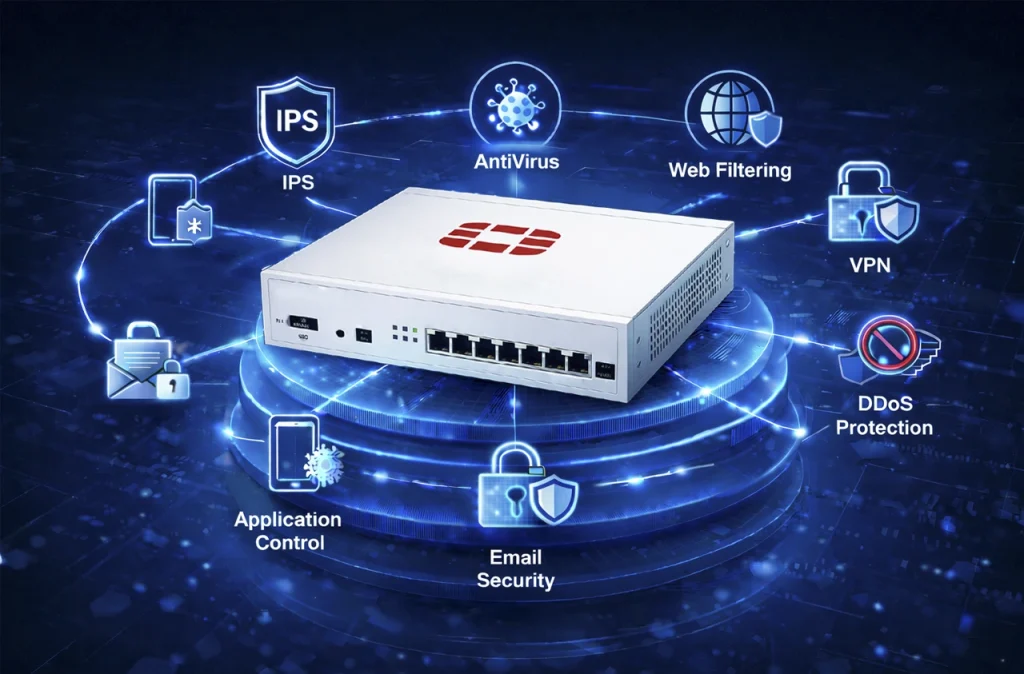 قابلیتهای امنیتی FortiGate