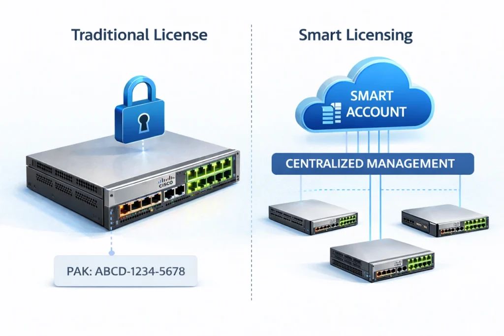انواع روشهای لایسنسدهی در سیسکو