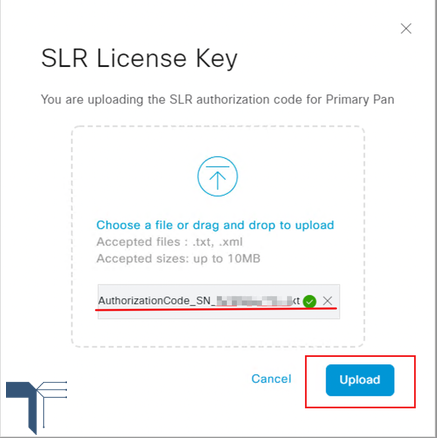 بارگذاری SLR License Key در Cisco ISE