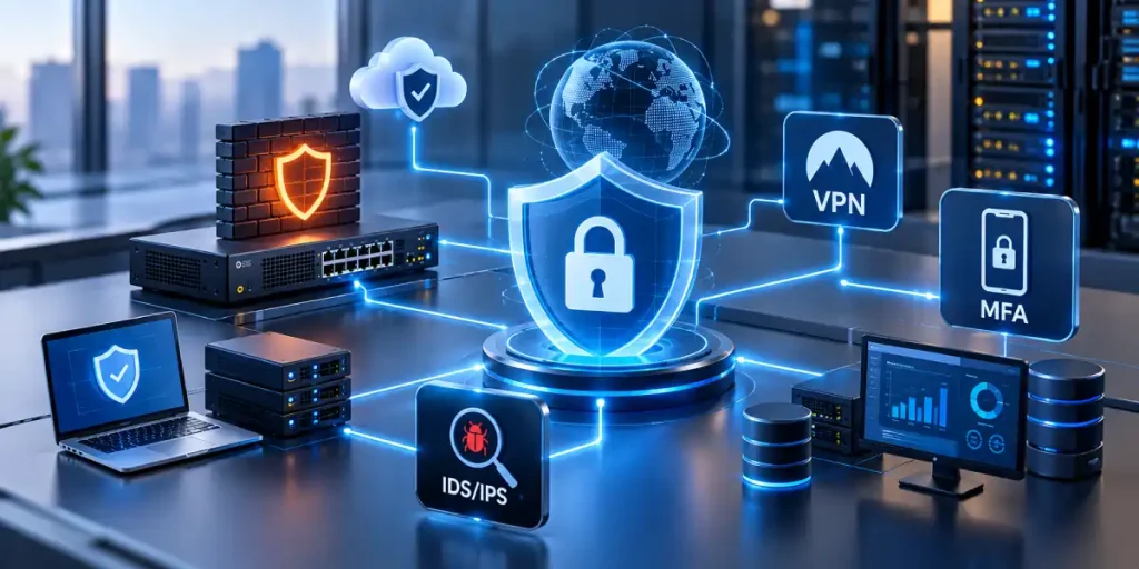 خدمات امنیت شبکه با تتیس‌نت