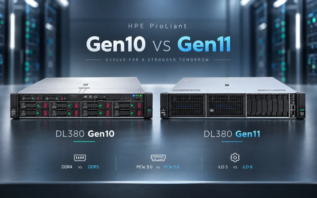 تفاوت سرور HPE Gen10 و Gen11 در یک نگاه