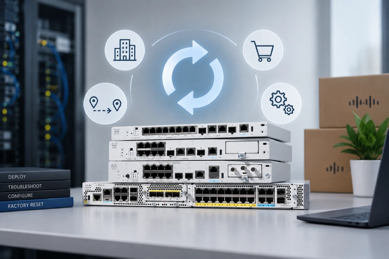 چه زمانی روتر Cisco را Factory Reset کنیم؟