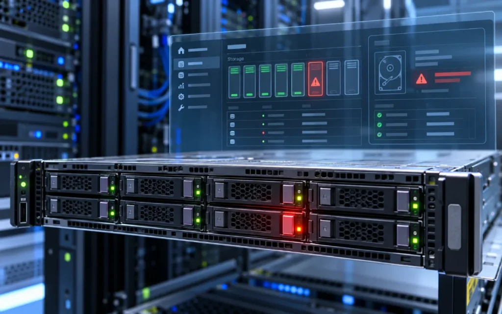 چگونه مشکل شناسایی نشدن هارد سرور HP را برطرف کنیم؟